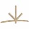 Ekena Millwork Alberta Rough Sawn Timber Gable Bracket, Douglas Fir, 108"W x 45"H x 2"D x 4"F, 10/12 Pitch GBW108X45X0204ALB00RDF - alternate 2